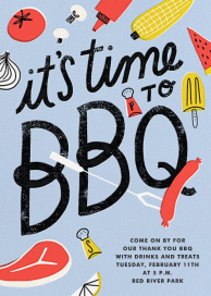 Grill ‘Em - Party Invitation by Hello!Lucky