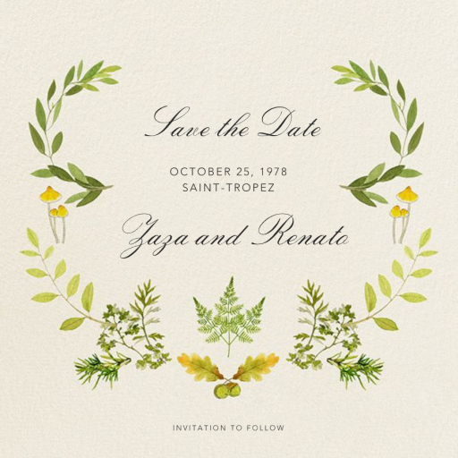 Dryad - Invitation by Felix Doolittle