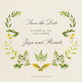 Dryad - Save the Date by Felix Doolittle