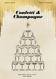 Star Champ - New Year's Eve Invitation by Paperless Post