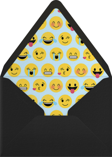 Emoji Border - Paperless Post Envelope