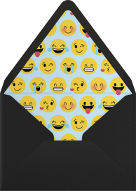 Emoji Border - Paperless Post Envelope