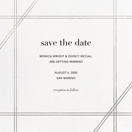 Caning (Save the Date) - Save the Date by Jonathan Adler
