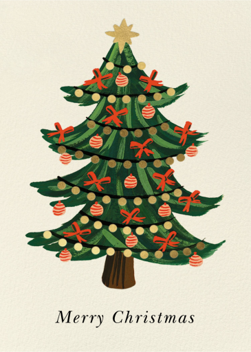 Festive Tree - Christmas Card by Rifle Paper Co.