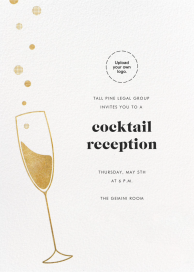 Champagne Flute - Business Event Invitation by Paperless Post