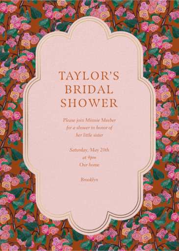 Floral Vines - Bridal Shower Invitation by Jungalow