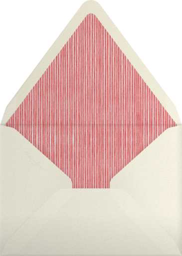 Pine Cone Bow - Paperless Post Envelope