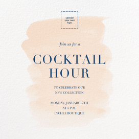 Basic Brushstroke - Business Event Invitation by Sugar Paper