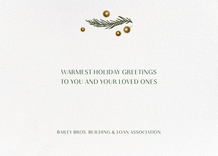 Orange Potpourri - Business Holiday Card by Paperless Post - Back