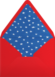 Grand Old Flag - Paperless Post Envelope