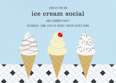 Ice Cream Parlor - Get-Together Invitation by Paperless Post