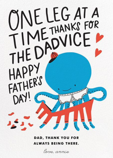 Dad Advice - Father's Day Card by Hello!Lucky