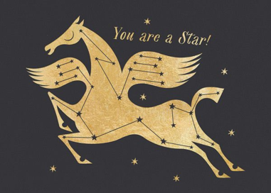 Star Horse (Lesley Barnes) - Greeting Card by Red Cap Cards