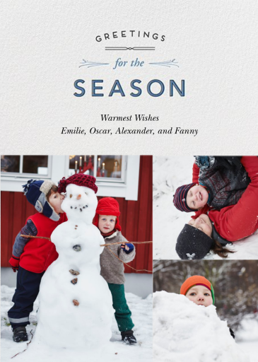 Wintry Tune - Holiday Card by Paperless Post