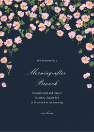 In the Cosmos - Wedding Brunch Invitation by Oscar de la Renta