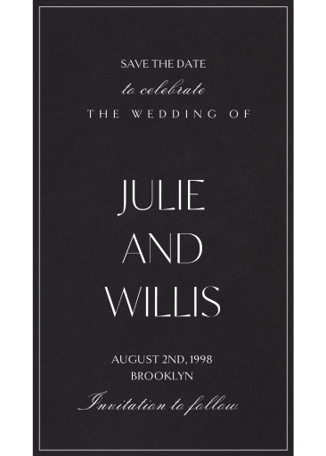 Wedding Eve - Save the Date by Paperless Post