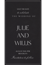 Wedding Eve - Save the Date by Paperless Post