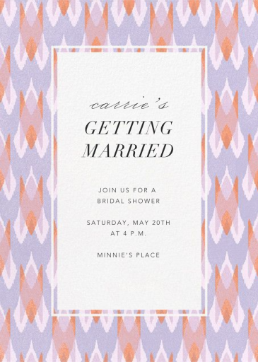 Ikat Arrow - Invitation by Paperless Post