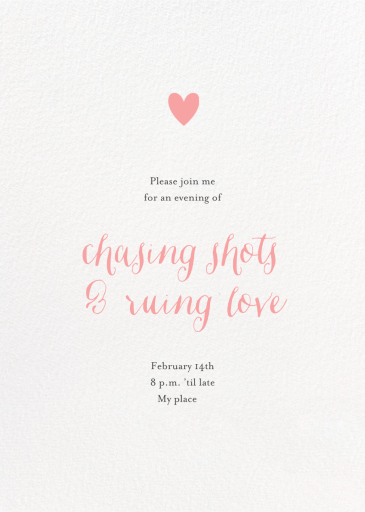 Ivory Plain - Valentine's Day Invitation by Paperless Post