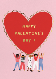 You Hold My Heart - Valentine's Day Card by Carolyn Suzuki Studio