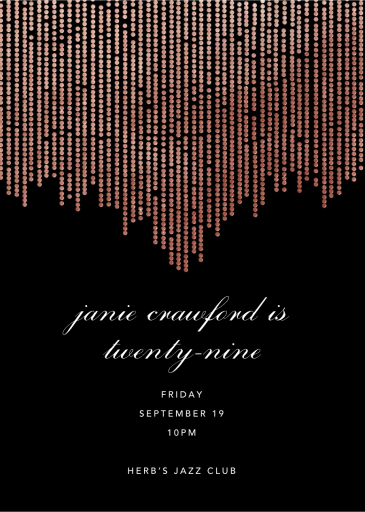 Josephine Baker - Birthday Invitation by Paperless Post