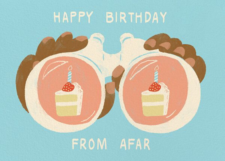 Binocular Birthday - Birthday Card by Paperless Post