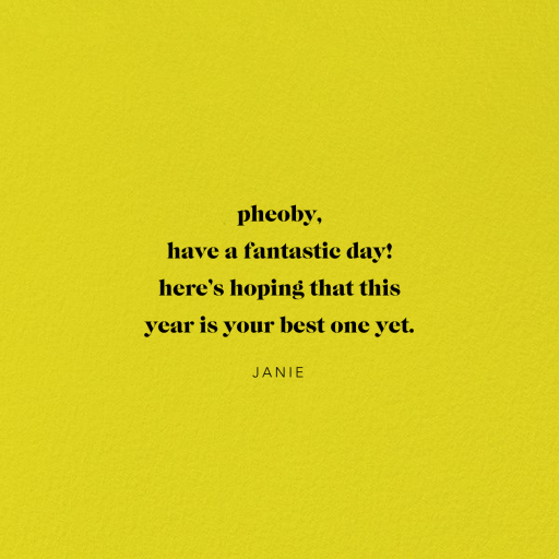 Flower Cones (Square) (Dylan Mierzwinski) - Birthday Card by Red Cap Cards - Back