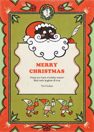 Santa and His Elves - Christmas Card by Paperless Post