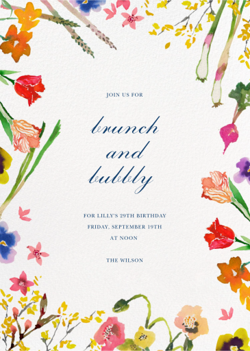 Spring Market - Happy Menocal - Birthday Invitation by Happy Menocal