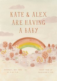 Rainbow Forest - Baby Shower Invitation by Paperless Post