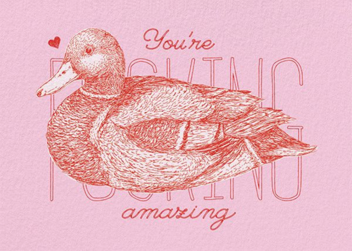 Ducking Amazing - Valentine's Day Card by Paperless Post