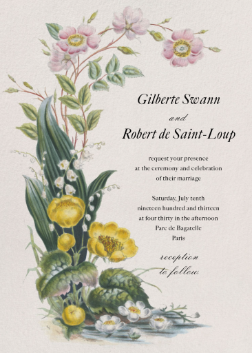 Wildflower Frame - Invitation by John Derian