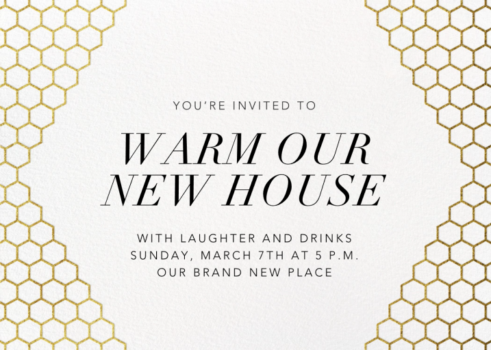 Honeycomb Party - Housewarming Invitation by Paperless Post