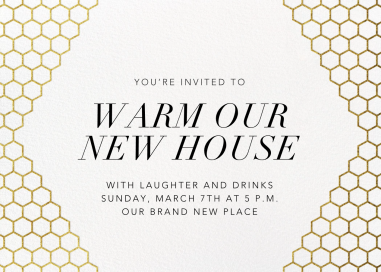 Honeycomb Party - Housewarming Invitation by Paperless Post