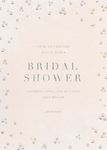 Akoya - Bridal Shower Invitation by Paperless Post