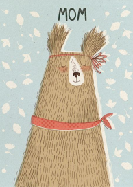 Mama Llama (Kate Hindley) by Red Cap Cards