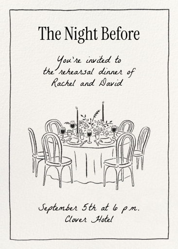 Love's Prelude - Rehearsal Dinner Invitation by Paperless Post