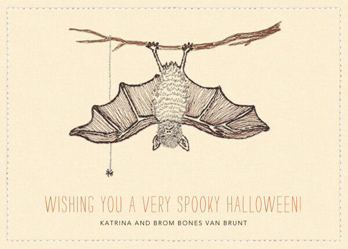 Good Bat - Halloween Card by Coral & Tusk