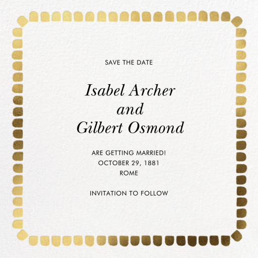 Gumdrop Border - Save the Date by kate spade new york