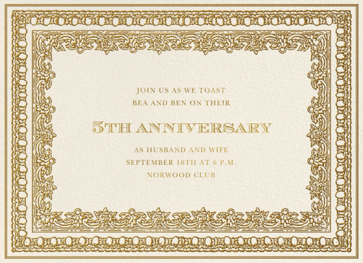 Grand Palais - Celebration Invitation by Ladurée