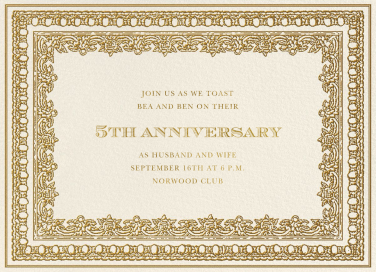 Grand Palais - Celebration Invitation by Ladurée