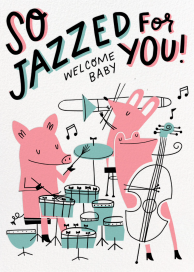 Jazzed For You - Greeting Card by Hello!Lucky