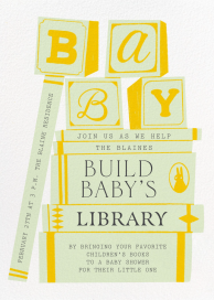 Baby's Library - Baby Shower Invitation by Paperless Post