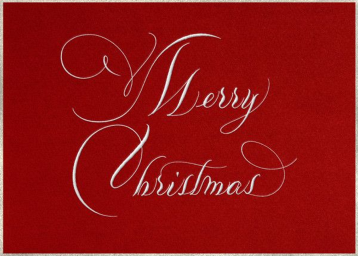 Merry Christmas Maisner - New Year's Card by Bernard Maisner