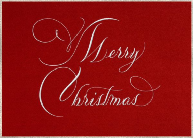 Merry Christmas Maisner - Christmas Card by Bernard Maisner