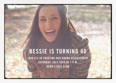 Photo Overprint - Birthday Invitation by Paperless Post