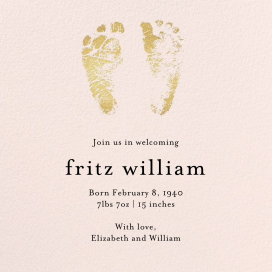 Footprints by Paper Source