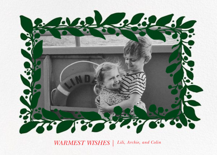 Hedera (Photo) - Holiday Card by Linda and Harriett