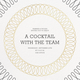 Spirals - Cocktail Party Invitation by Paperless Post