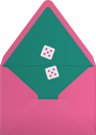 Mahjong Tile Cocktail Invitation Envelope